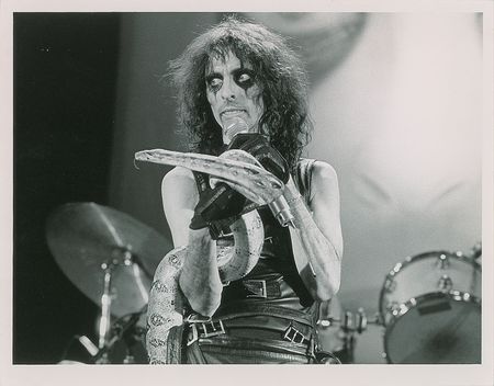 Lot #8404 Alice Cooper Photograph and Set of Five Slides - Image 1