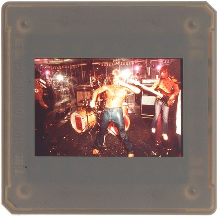 Lot #8416 Iggy Pop and Johnny Ramone Pair of Slides - Image 2