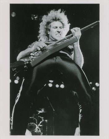 Lot #8423 Alex Van Halen and Sammy Hagar Pair of Photographs - Image 1