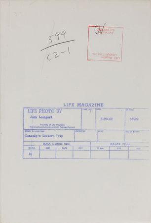Lot #8045 John F. Kennedy Oversized Photograph - Image 2