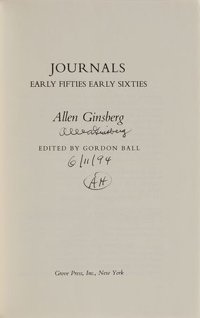 Lot #8504 Allen Ginsberg Set of Three Signed Books - Image 2