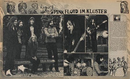 Lot #8341 Pink Floyd Pair of Signed Magazine Photographs - Image 1