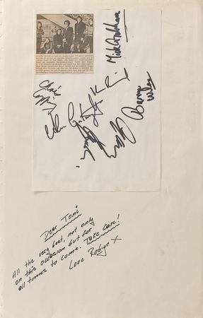 Lot #8379 Procol Harum, Jeff Beck, and Colosseum II Signed Scrapbook Page Display - Image 1