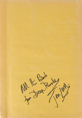 Lot #8365  Deep Purple Signed Scrapbook Page Display - Image 4
