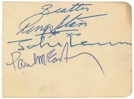 Lot #8243 Beatles Set of Signatures - Image 2
