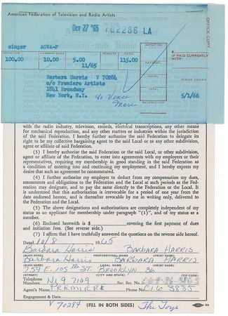 Lot #8353 The Toys Set of Three Signed Documents - Image 1