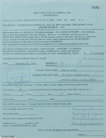 Lot #8130 Directors Guild Collection of Signed Documents - Image 4