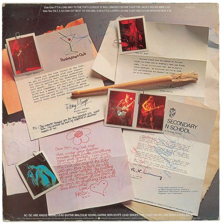Lot #8357 AC/DC Signed Album - Image 1