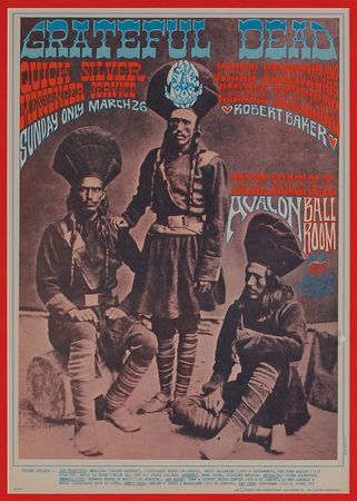 Lot #8280 Grateful Dead 1967 Avalon Ballroom Poster - Image 2
