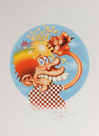 Lot #8285 Grateful Dead: Stanley Mouse Pair of Signed Screen Prints - Image 2