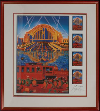 Lot #8284 Grateful Dead: Stanley Mouse and Alton Kelley Signed Grateful Dead Artist?s Proof - Image 1