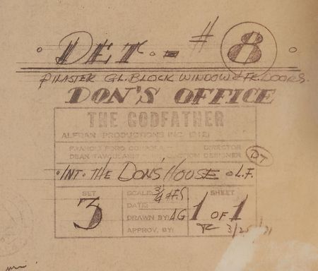 Lot #8184 Godfather Collection of (16) Blueprints for the Construction of the Corleone Family ?Mall? - Image 7