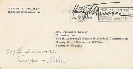 Lot #8070 Harry S. Truman Typed Letter Signed - Image 2