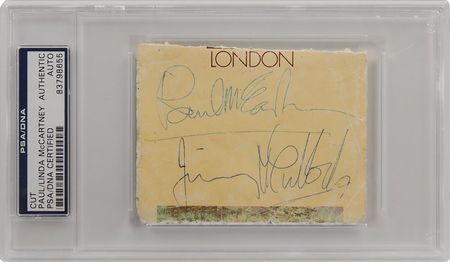 Lot #8392 Wings: Paul McCartney and Jimmy McCulloch Signatures - Image 1