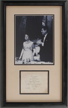 Lot #8007  Kennedy 1952 Congressman Campaign Tea
