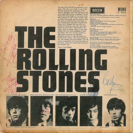 Lot #8344 Rolling Stones Signed Album - Image 1