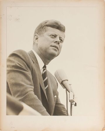 Lot #39 John F. Kennedy Oversized Photograph