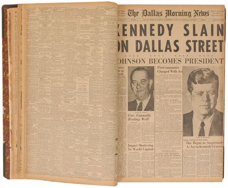 Lot #8068  Kennedy Assassination Scrapbook - Image 3