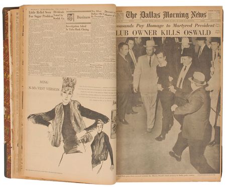 Lot #8068  Kennedy Assassination Scrapbook - Image 4