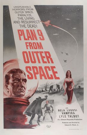 Lot #8159  Plan 9 From Outer Space One Sheet - Image 2