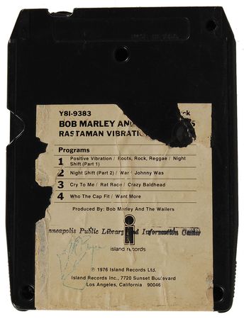 Lot #8374 Bob Marley Signed 8-Track Tape - Image 2