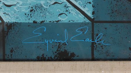 Lot #8471 Eyvind Earle Sleeping Beauty Oversized Concept Painting - Image 2