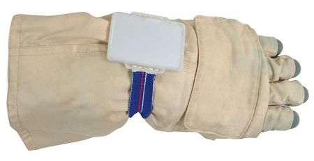 Lot #454 MIR EO-9 Glove: Anatoli Artsebarski: Glove used in the vacuum of space during “construction of special structures on the exterior of Space Station MIR” - Image 1