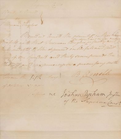 Lot #321 Benedict Arnold: The Revolution?s notorious traitor files suit - Image 2