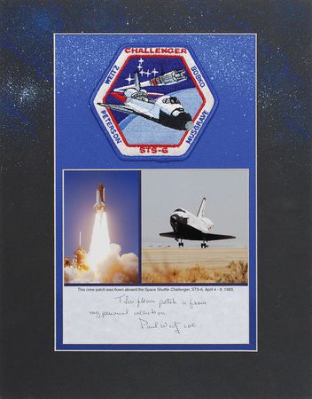 Lot #512 STS-6: Paul Weitz Flown Patch - Image 2