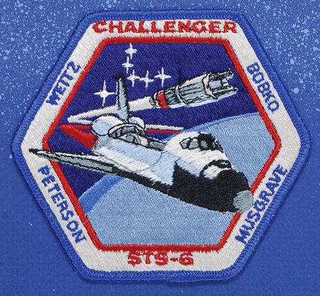 Lot #512 STS-6: Paul Weitz Flown Patch - Image 3