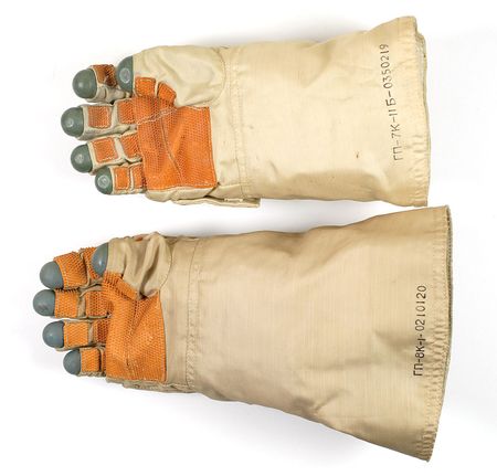 Lot #455 Orlan EVA Space Suit Gloves Gloves - Image 2