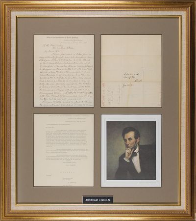 Lot #22 Abraham Lincoln: Endorsing an appointment request for “an original Republican,” Grant’s battlefield surgeon - Image 1