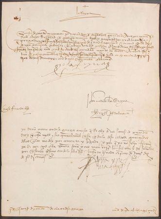 Lot #195 Ferdinand and Isabella: Exceptional pair of letters from Spain?s revered royal couple - Image 3
