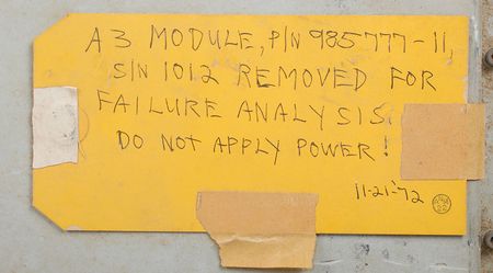 Lot #438 Apollo CM Block II Control and Stabilization System EDA: 1969 flight-ready Block II control system EDA - Image 3