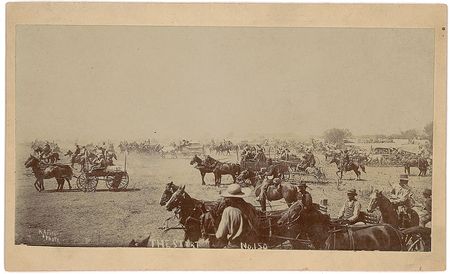 Lot #213 Oklahoma Land Rush Photographs - Image 1