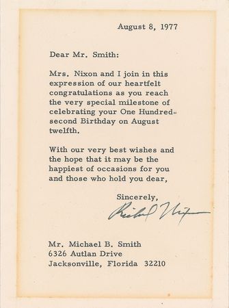 Lot #121 Richard Nixon Typed Letter Signed and Signature - Image 2