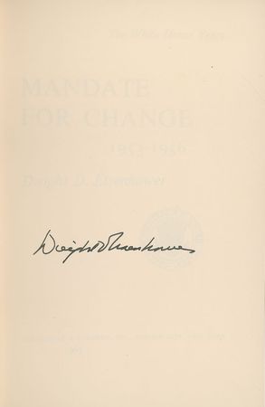 Lot #111 Dwight D. Eisenhower Book - Image 1