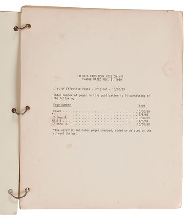 Lot #399 Apollo 12 Manual - Image 2