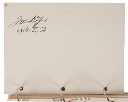 Lot #394 Apollo 10: Eisele’s training materials as A10 backup CMP - Image 5