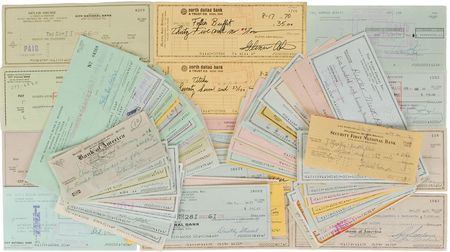 Lot #1107 Entertainers Checks - Image 1