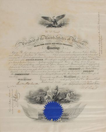 Lot #29 U. S. Grant Signed Document