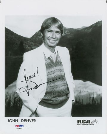 Lot #991 John Denver Signed Photograph - Image 1
