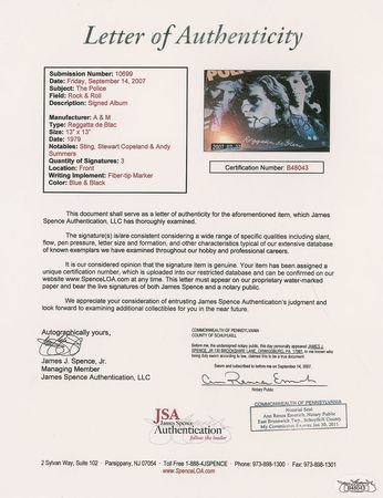 Lot #1019 The Police Album - Image 2