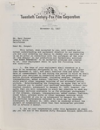 Lot #1099 Gary Cooper - Image 2