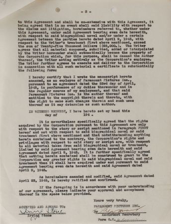 Lot #678 Hollywood Writers and Composers - Image 5