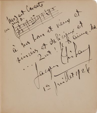 Lot #914 Classical Musicians Autograph Album - Image 2