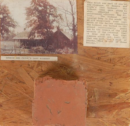 Lot #241 Bonnie and Clyde Brick - Image 1