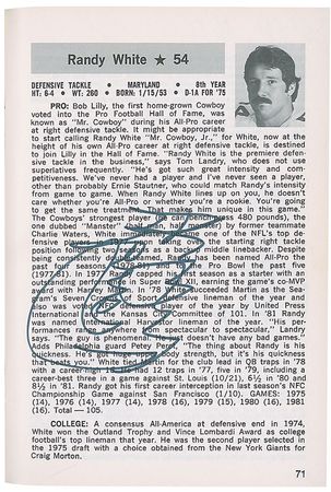 Lot #1167 Dallas Cowboys Media Guide - Image 2