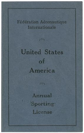 Lot #384 Orville Wright: Wright-authorized sporting license to a former military aviator - Image 2