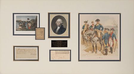 Lot #1 George Washington: Atypically large,